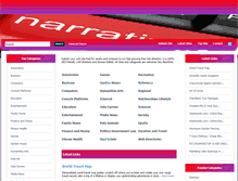 Tablet Screenshot of linknarrative.info